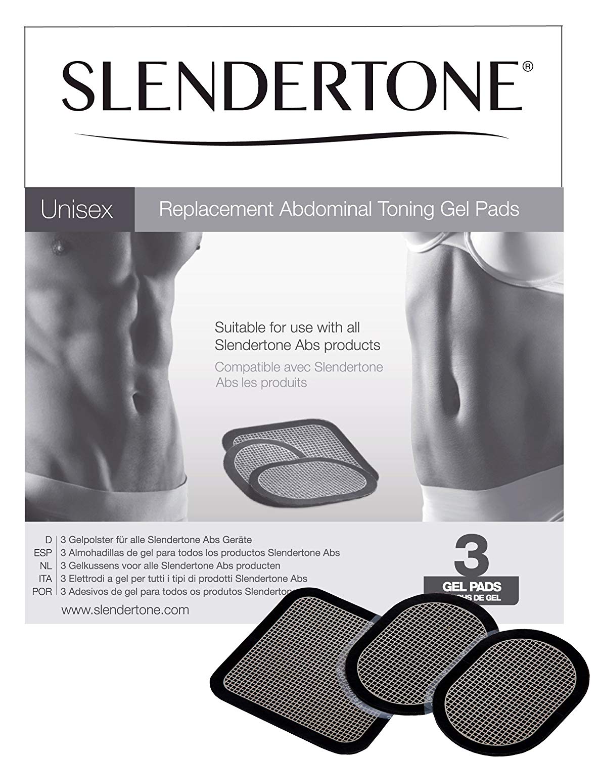 Replacement Gel Pads for All Slendertone Abdominal Belts